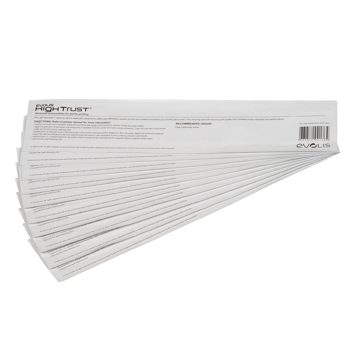 ACL011 cards fanned out